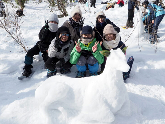 当Webサイトや広報活動へのご意見・ご感想（雪上実習の一コマ）｜生物圏環境学科