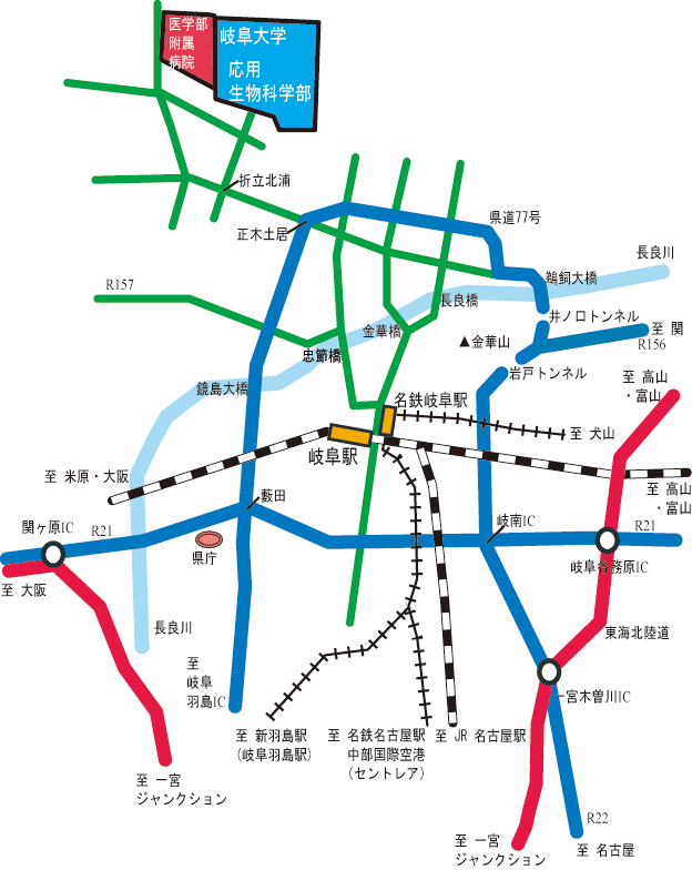 道順・経路概略図