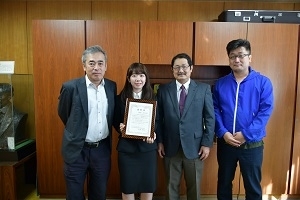 生物生産環境科学専攻１年　柳原 未伶さん