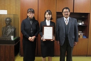 生物生産環境科学専攻1年　服部 愛佳さん