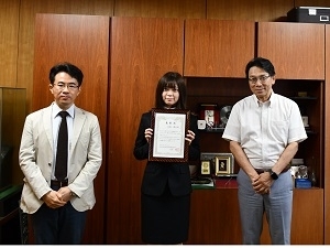 生命科学・化学専攻2年　髙橋　舞菜さん