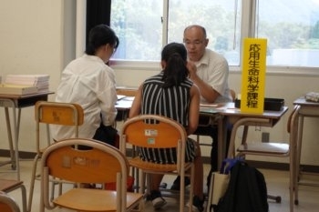 入試相談会の様子